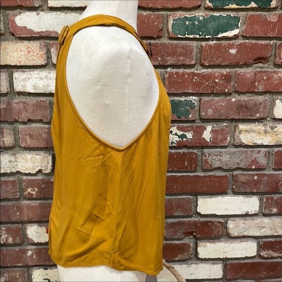 FREE People Tank Top In Mustard Yellow - Picture 3 of 5
